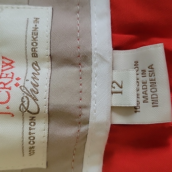 J Crew Women's Red Shorts - Picture 3 of 3